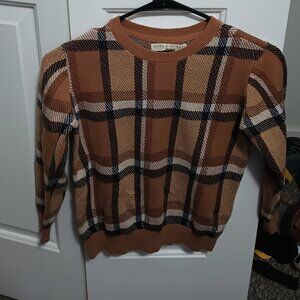 Hope and Henry Plaid Sweater